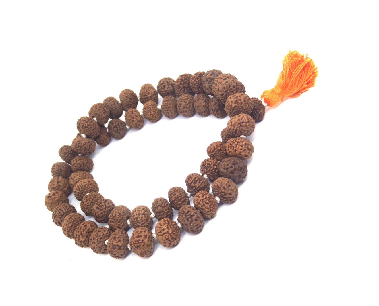 9 Mukhi Mala / Kantha Beads Lab Certified